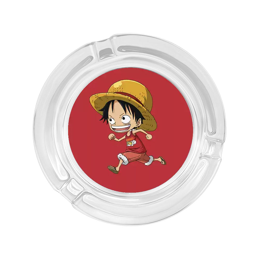 Luffy/Zoro/Sanji Glass Ashtray - Set Sail on Smoky Seas