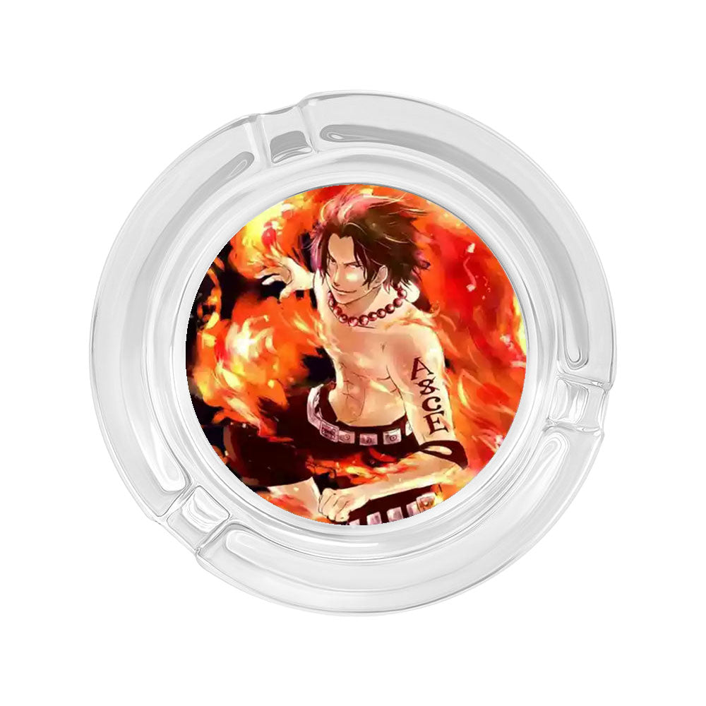 Luffy/Zoro/Sanji Glass Ashtray - Set Sail on Smoky Seas