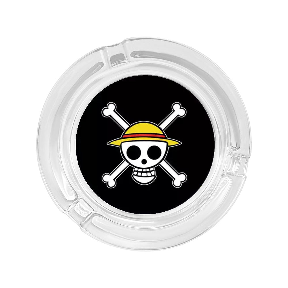 Luffy/Zoro/Sanji Glass Ashtray - Set Sail on Smoky Seas