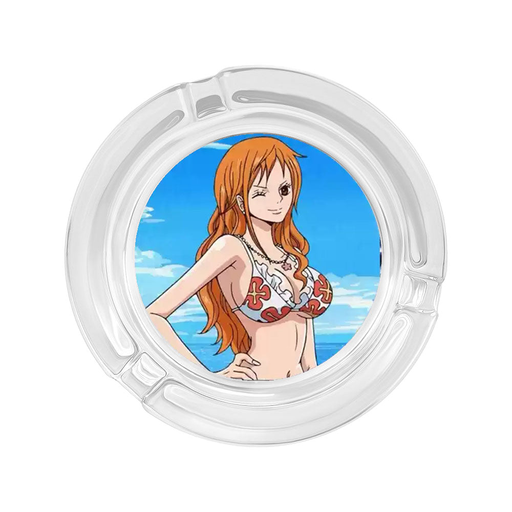 Luffy/Zoro/Sanji Glass Ashtray - Set Sail on Smoky Seas