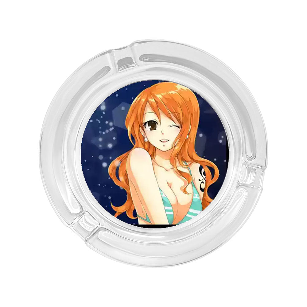 Luffy/Zoro/Sanji Glass Ashtray - Set Sail on Smoky Seas