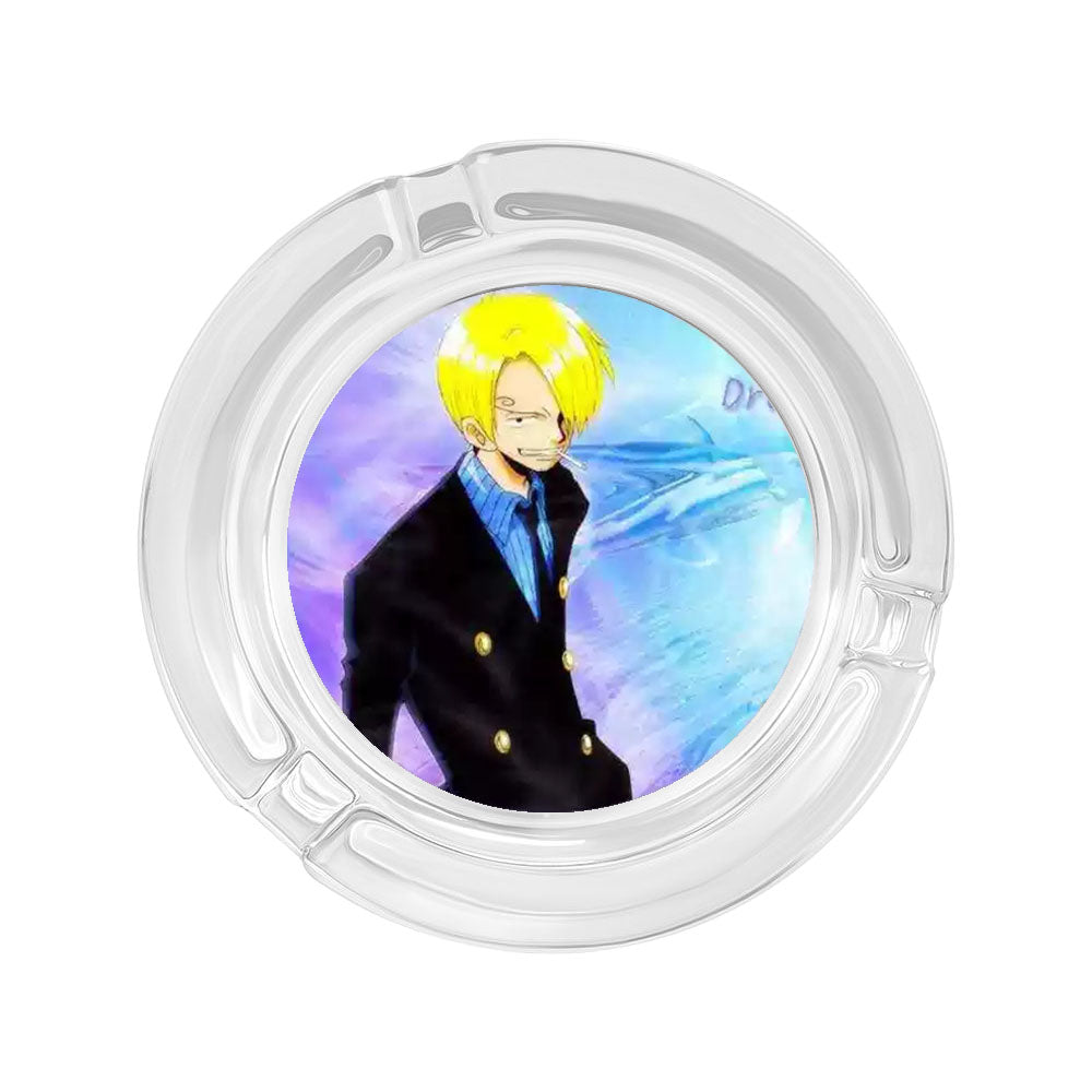 Luffy/Zoro/Sanji Glass Ashtray - Set Sail on Smoky Seas