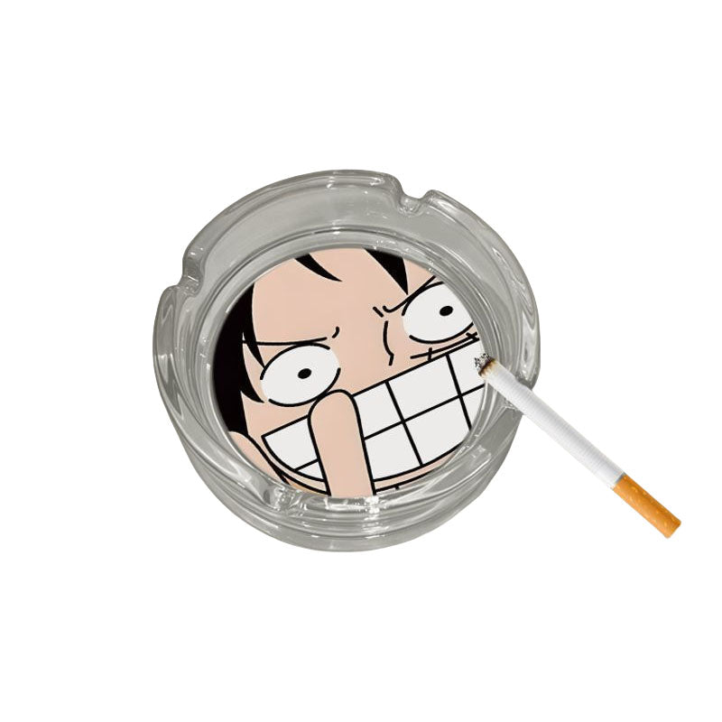 Luffy/Zoro/Sanji Glass Ashtray - Set Sail on Smoky Seas