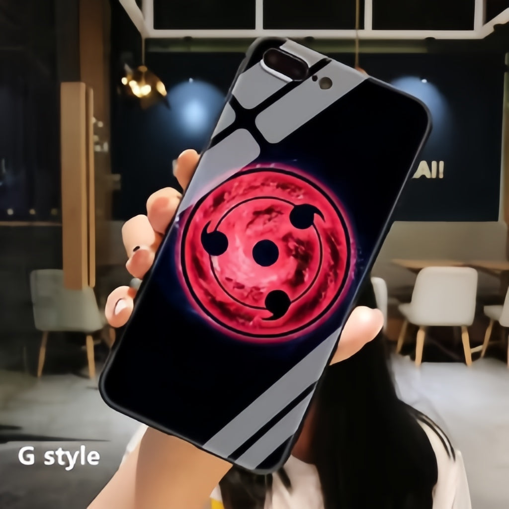Write wheel eye kaleidoscope The Blowout Glass Silicone IPhone Case(11th to 17th Generation Pro Max)