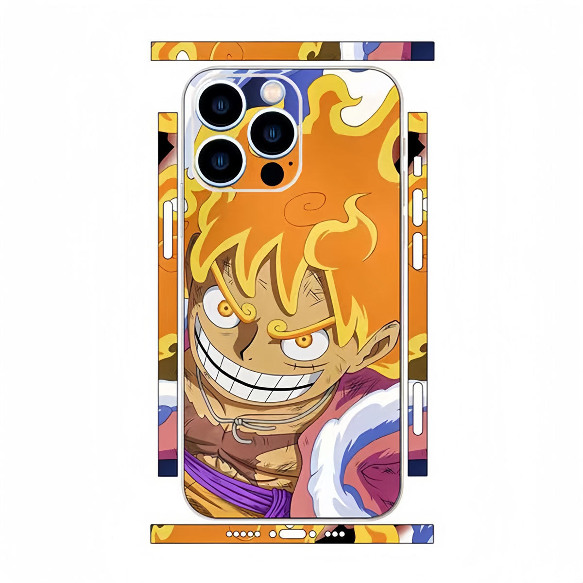 Luffy iPhone cell phone back film beautiful pattern sticker
