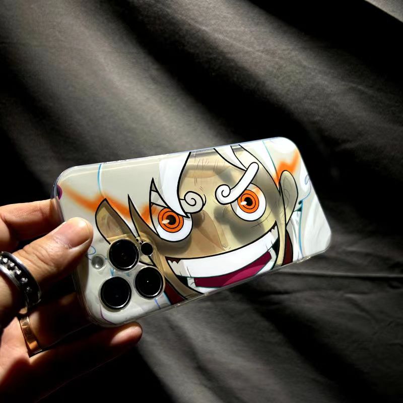 Luffy/Zoro iPhone silicone crash-resistant phone case