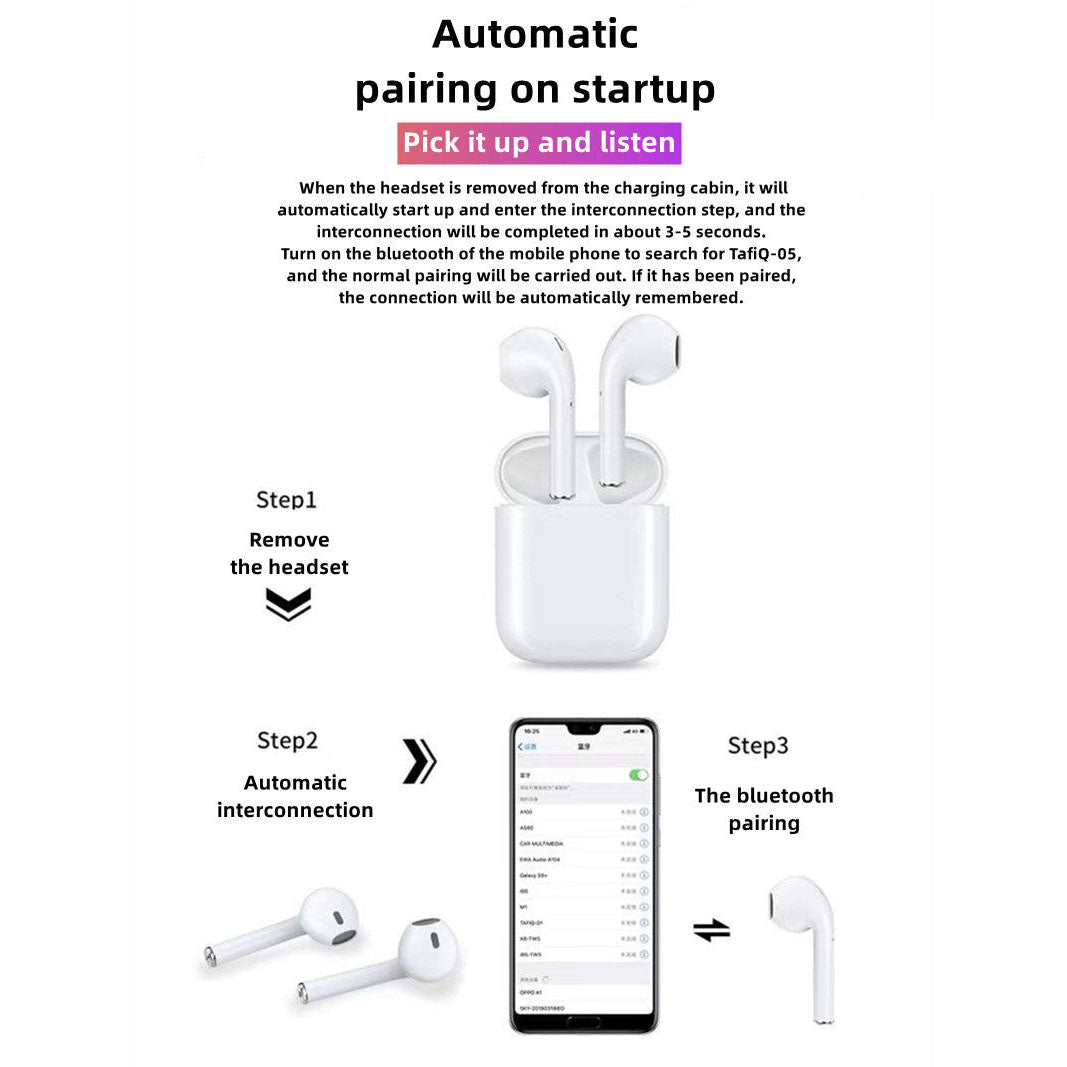 Kaleidoscope written round eye genuine wireless Bluetooth headset earphones (Bluetooth 5. 0)