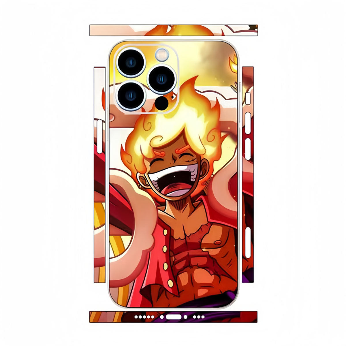 Luffy iPhone cell phone back film beautiful pattern sticker