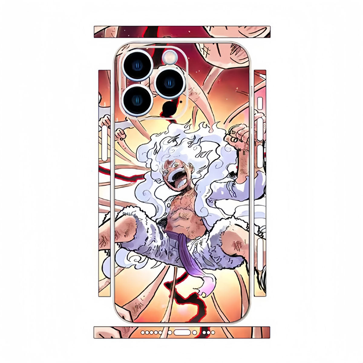Luffy iPhone cell phone back film beautiful pattern sticker
