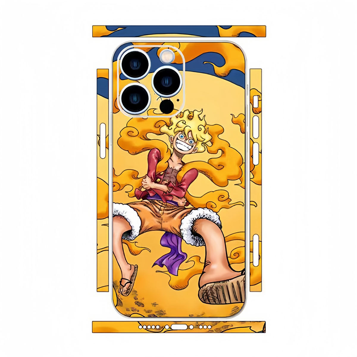 Luffy iPhone cell phone back film beautiful pattern sticker