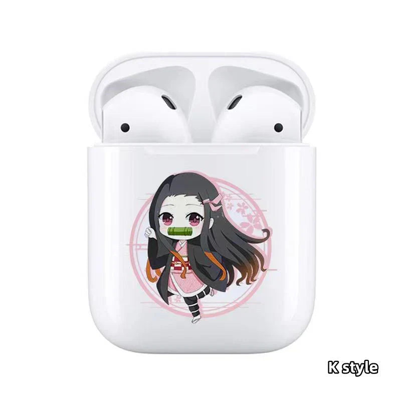 Tanjirou/ Nezuko genuine wireless Bluetooth headset earphones ( Bluetooth 5.0 )