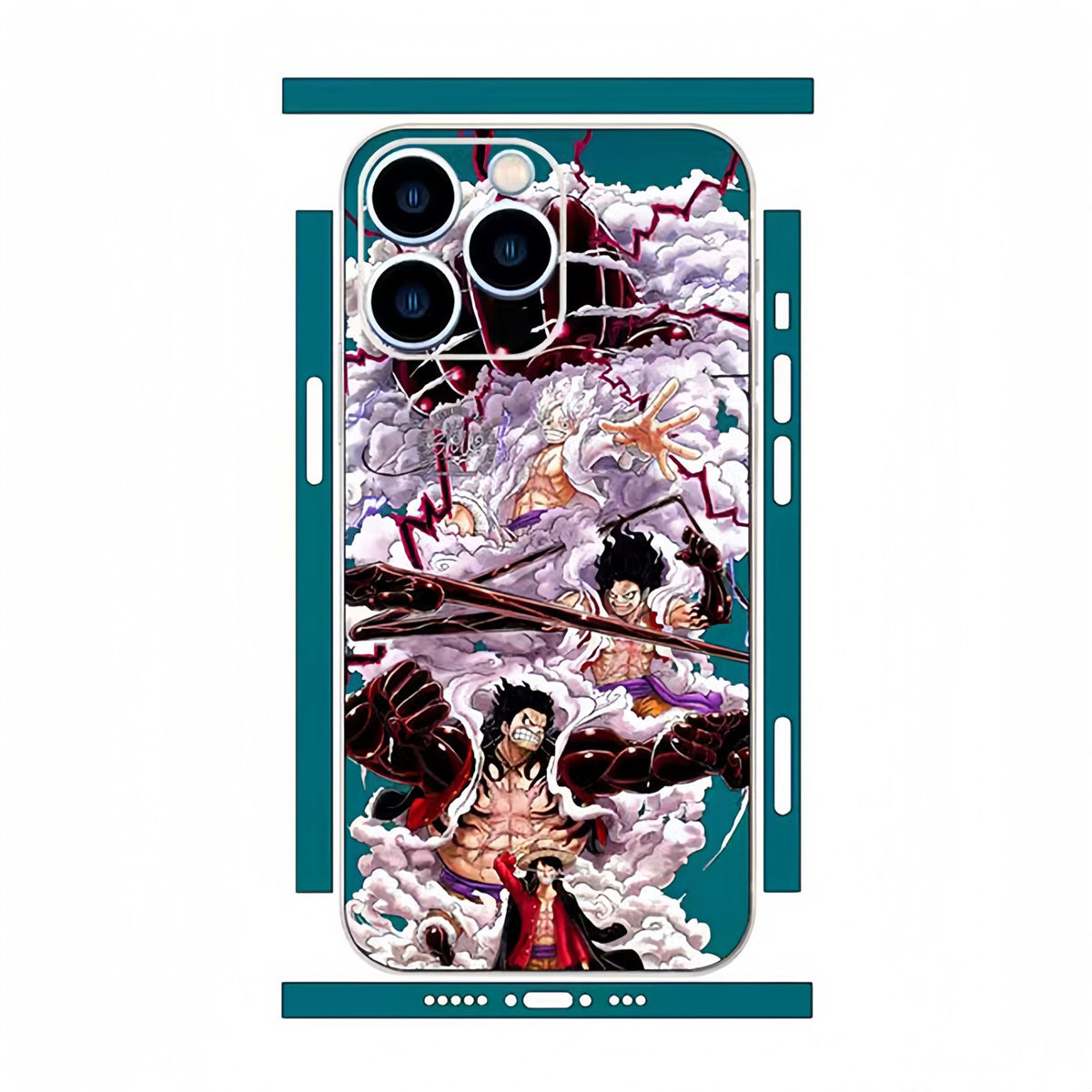 Luffy iPhone cell phone back film beautiful pattern sticker