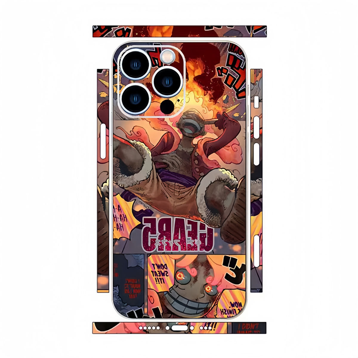 Luffy iPhone cell phone back film beautiful pattern sticker