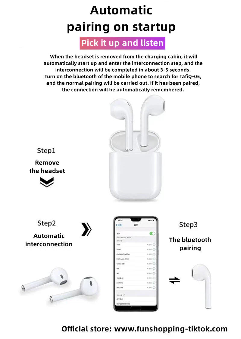 Tanjirou/ Nezuko genuine wireless Bluetooth headset earphones ( Bluetooth 5.0 )