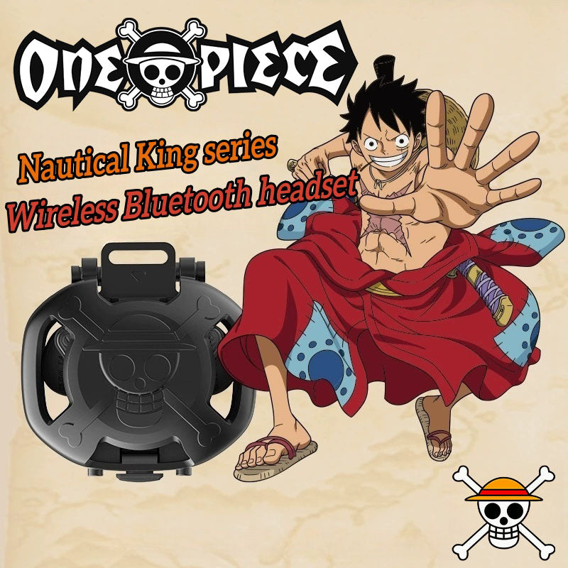 Luffy themed Metal Charging Case Bluetooth Earbuds - Listen to beautiful music together