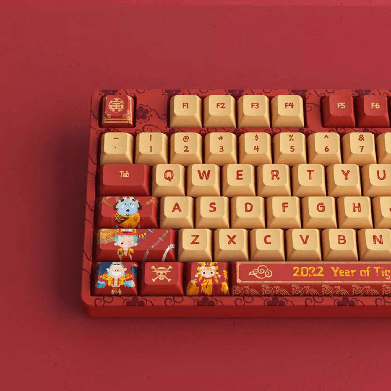 Luffy tri-mode connection RGB backlit mechanical keyboard