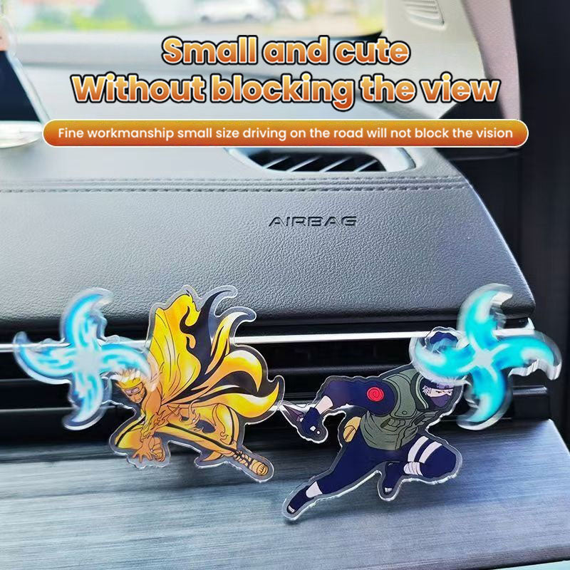 Sasuke/Kakashi/Sakura Character Modeling Car air conditioning decoration - Rotating Rasengan Design