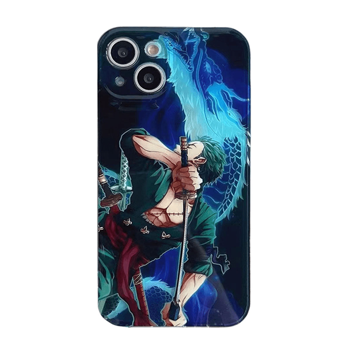 Luffy/Zoro iPhone silicone crash-resistant phone case
