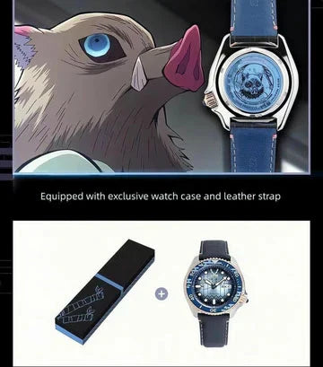 Hashibira Inosuke Men's and women's all-purpose quartz watch, 100 meter waterproof watch