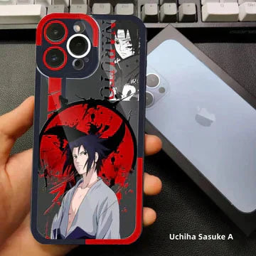 Itachi/Gaara Android silicone crash-resistant phone case(11th to 17th Generation Pro Max)