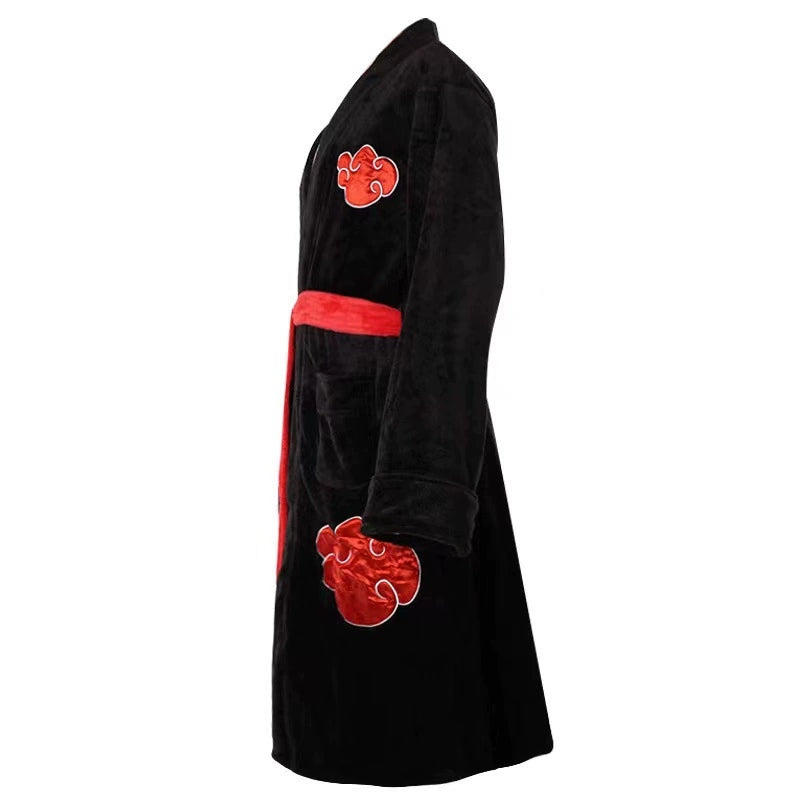 Fire shadow ninja Flannel Nightgown Bathrobe - Fall asleep in a comfortable nightgown
