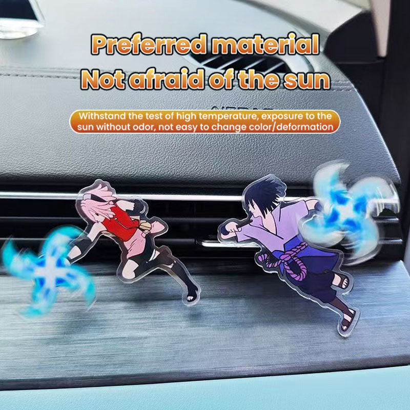 Sasuke/Kakashi/Sakura Character Modeling Car air conditioning decoration - Rotating Rasengan Design