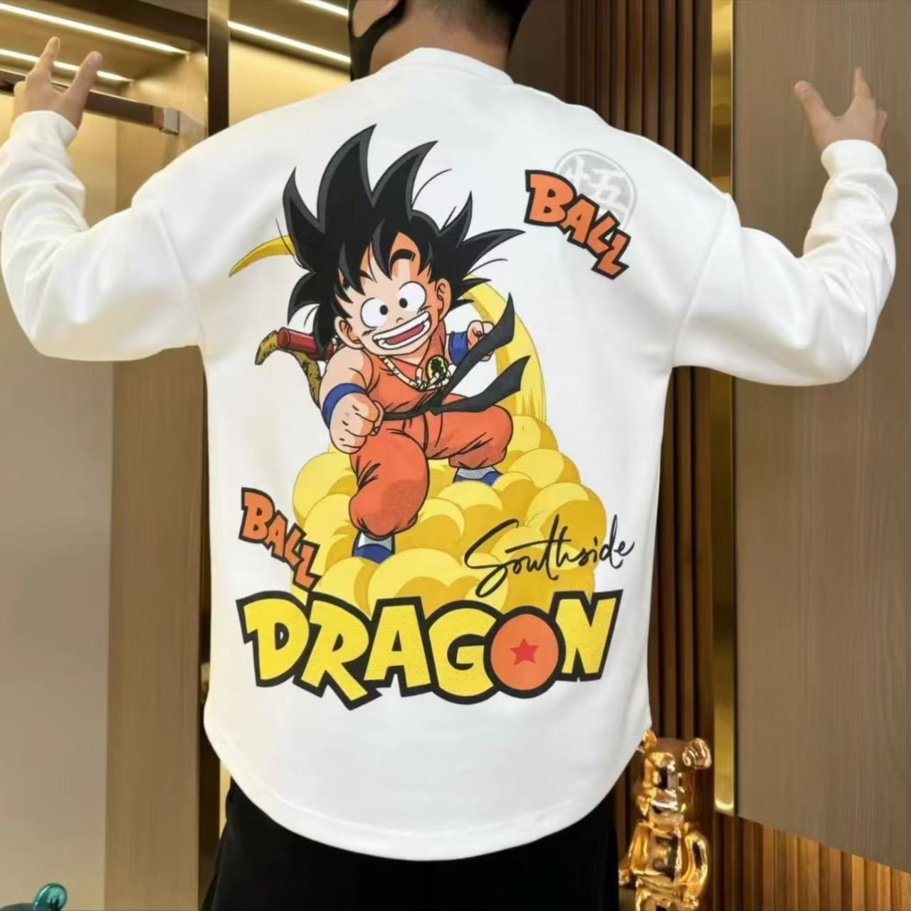 Son Goku Vintage crewneck hoodie - Revisit classic anime style