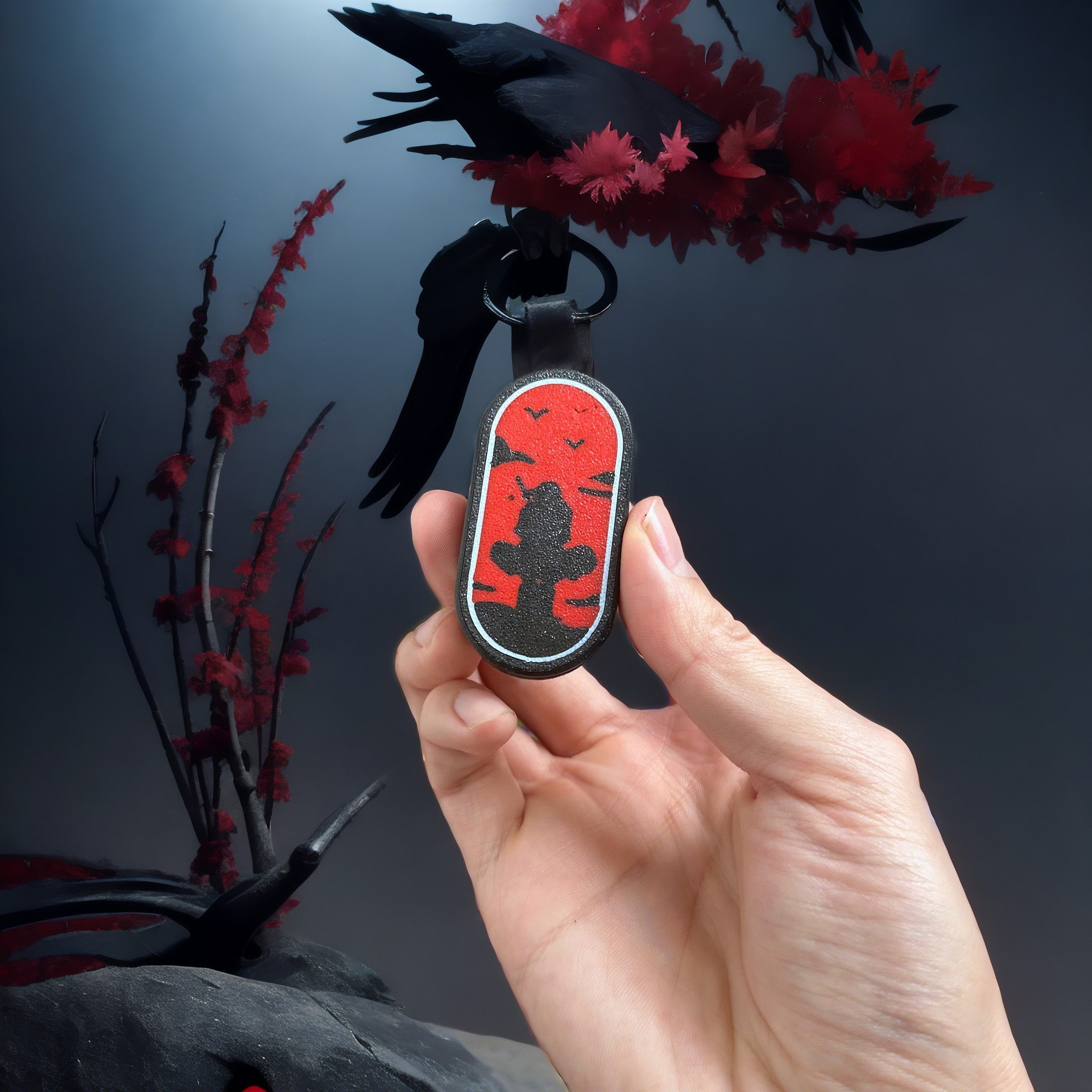 Itachi/Obito/Gaara Fire Shadow Ninja - Inspired EDC Push Cards for Stress Relief