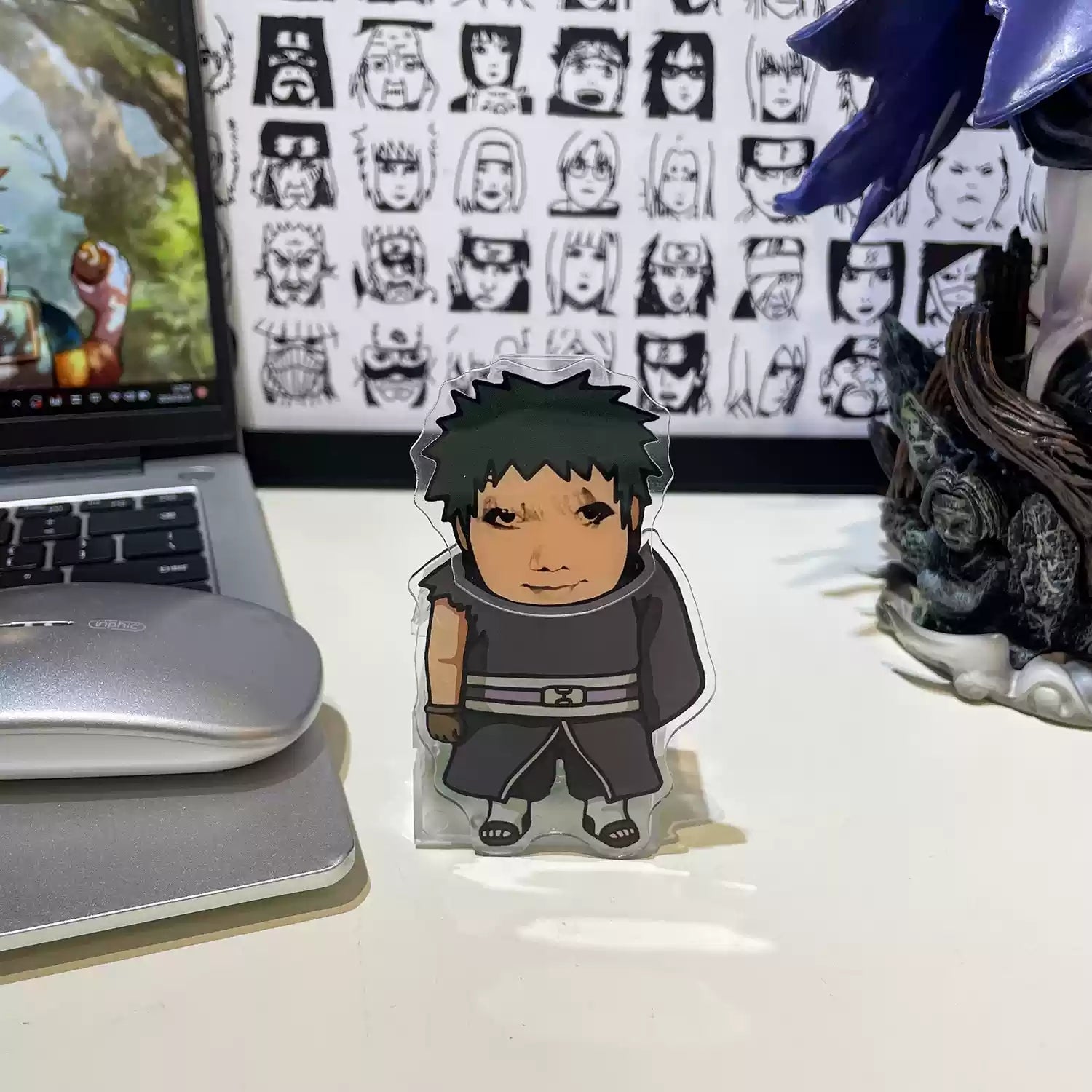 Sasuke/Kakashi/Obito Acrylic Shake head Desktop Car Ornament - Assemble and Enjoy the Fun