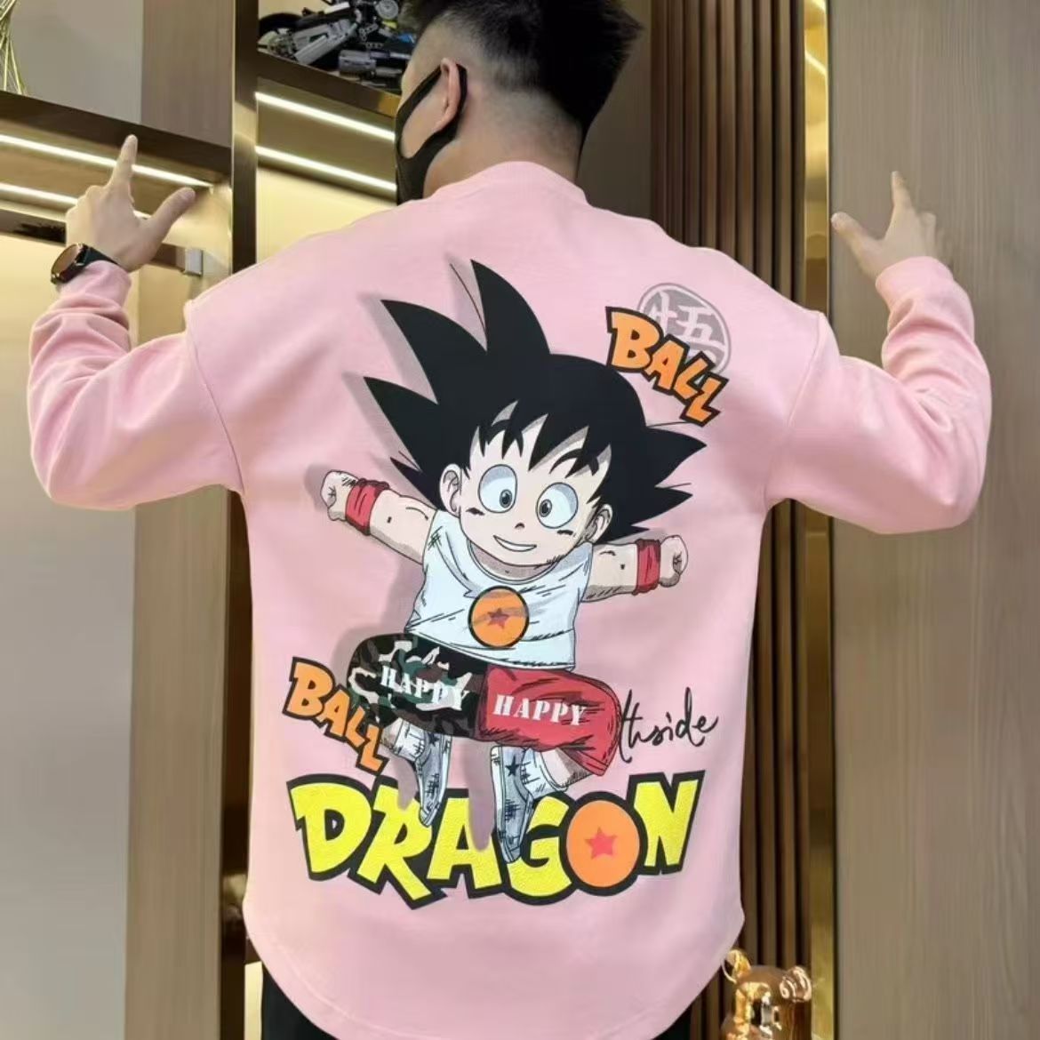Son Goku Vintage crewneck hoodie - Revisit classic anime style