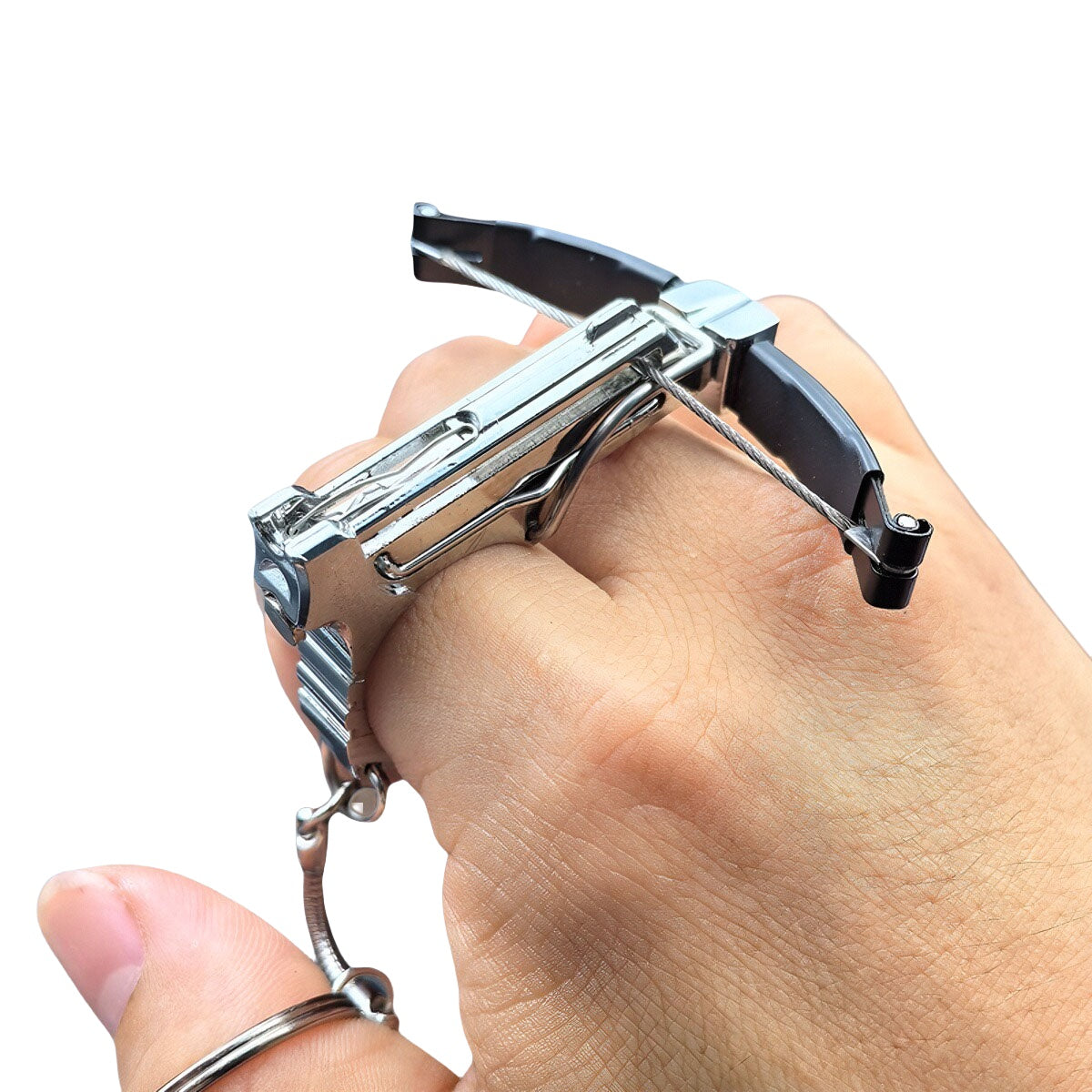 Multi-functional high-power finger transmitter toy keychain