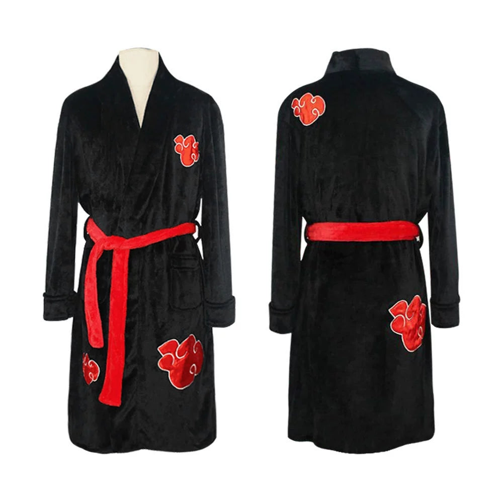 Fire shadow ninja Flannel Nightgown Bathrobe - Fall asleep in a comfortable nightgown