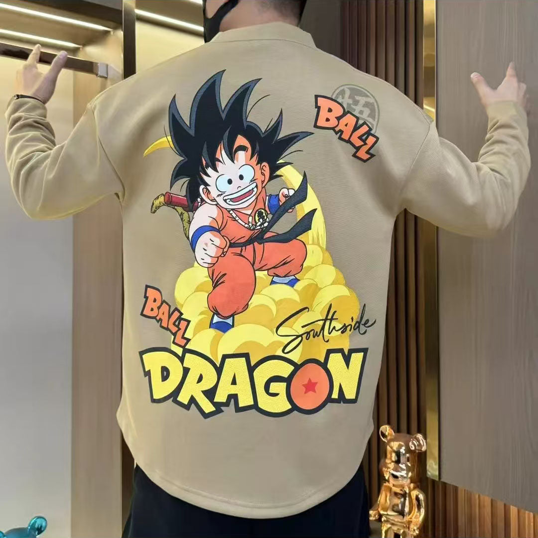 Son Goku Vintage crewneck hoodie - Revisit classic anime style