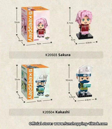 Uzumaki/Sasuke  original characters model building block toy