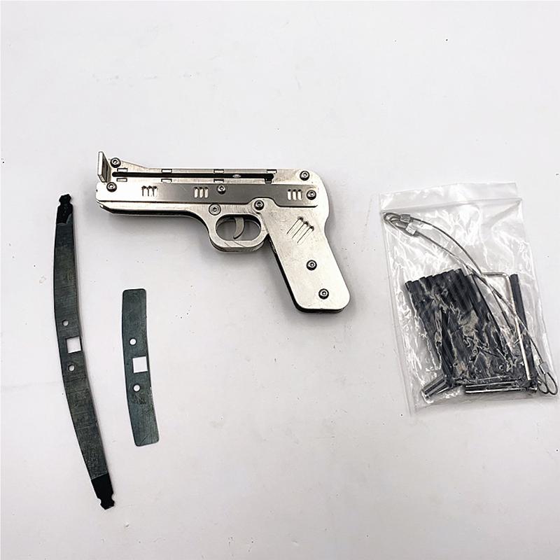 Multifunctional metal folding DIY launcher toy 6mm steel ball