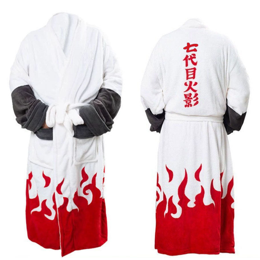 Fire shadow ninja Flannel Nightgown Bathrobe - Fall asleep in a comfortable nightgown
