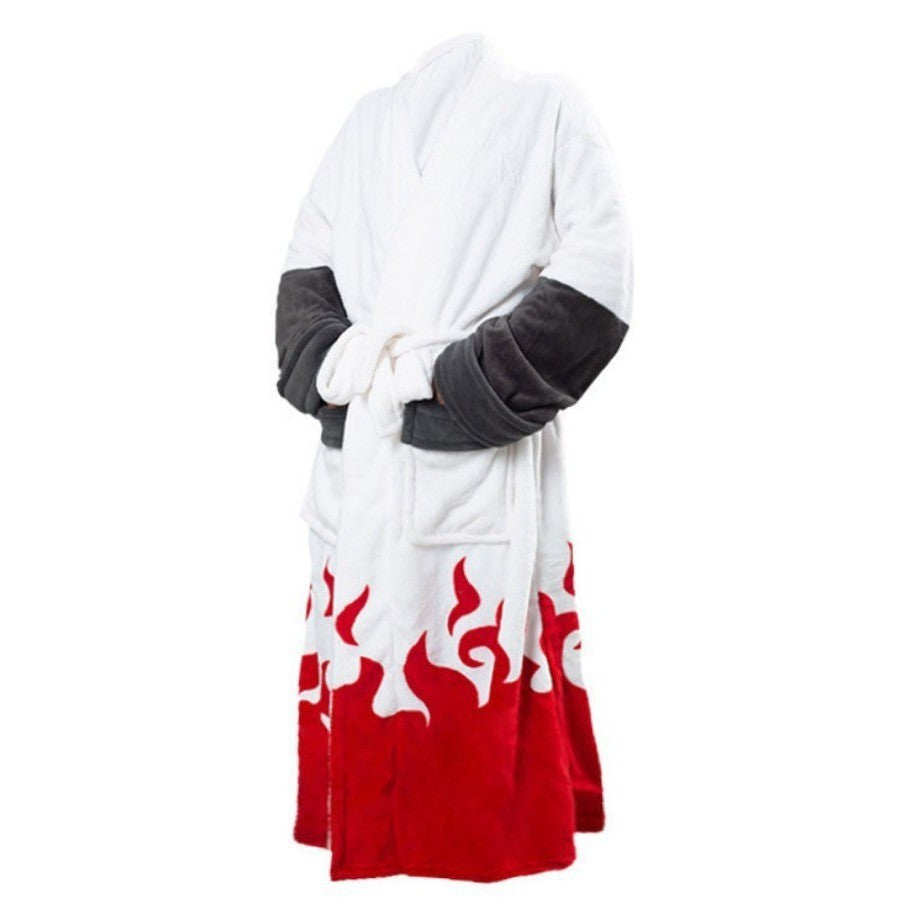 Fire shadow ninja Flannel Nightgown Bathrobe - Fall asleep in a comfortable nightgown