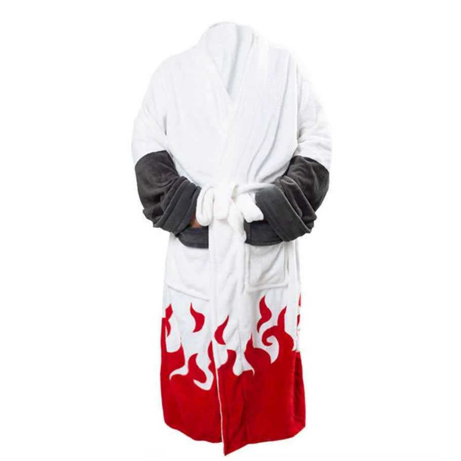 Fire shadow ninja Flannel Nightgown Bathrobe - Fall asleep in a comfortable nightgown
