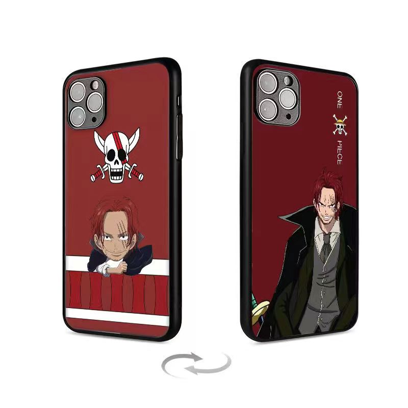 Luffy/Zoro/Ace 3D variation iPhone silicone crash-resistant phone case