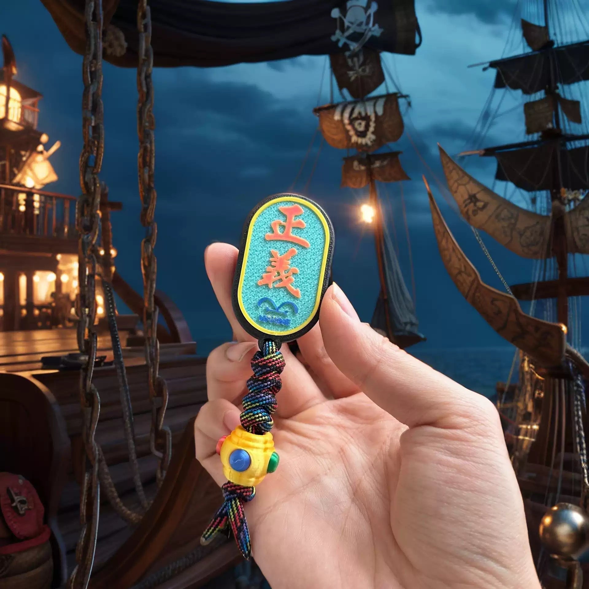 Luffy/Zoro/Ace Anime - Themed EDC Push Card Stress Relievers - Eye - catching Designs