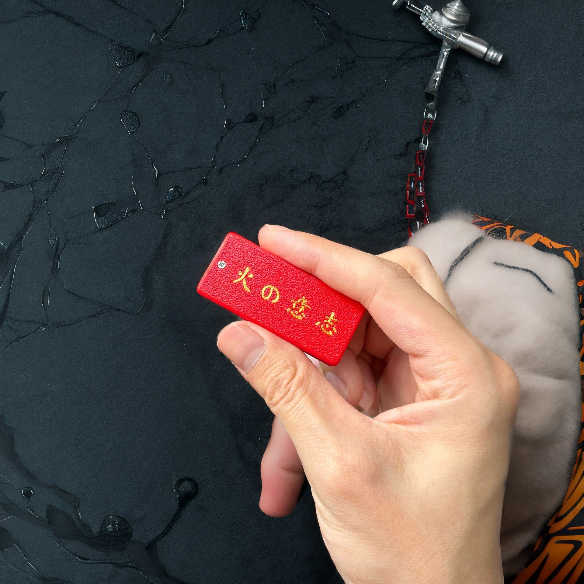 Itachi/Obito/Gaara Fire Shadow Ninja - Inspired EDC Push Cards for Stress Relief