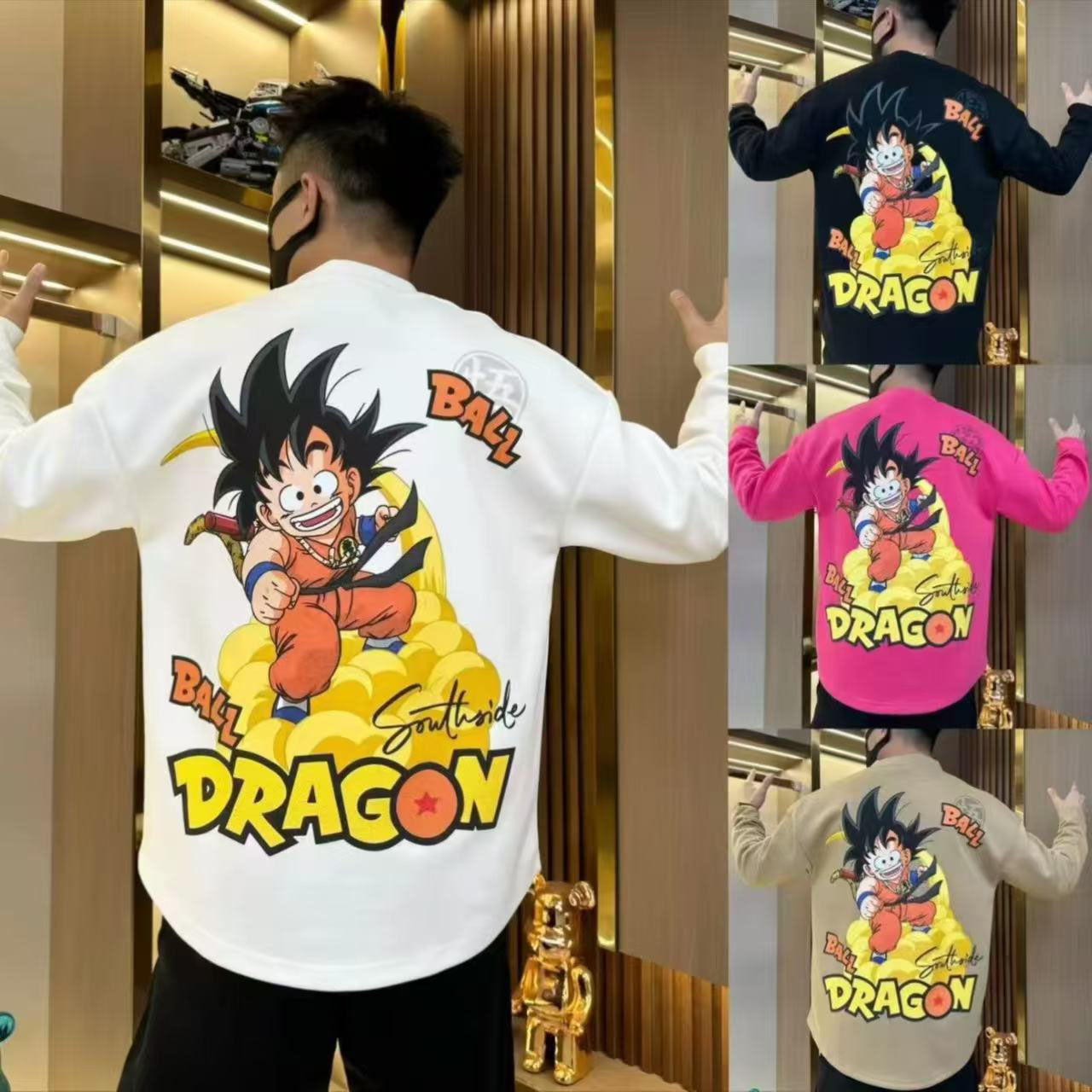 Son Goku Vintage crewneck hoodie - Revisit classic anime style