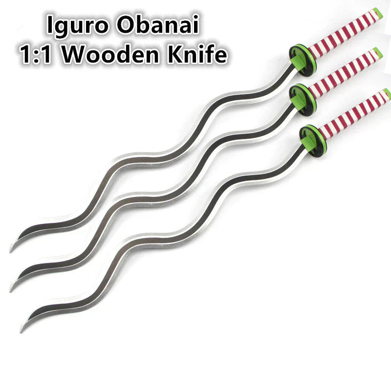 Iguro Obanai Character 1:1 Wooden Toy model