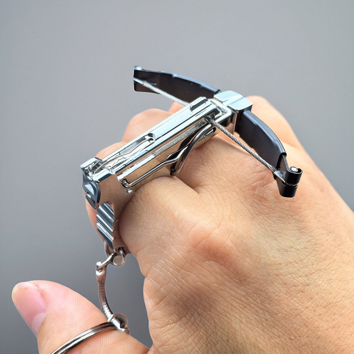 Multi-functional high-power finger transmitter toy keychain