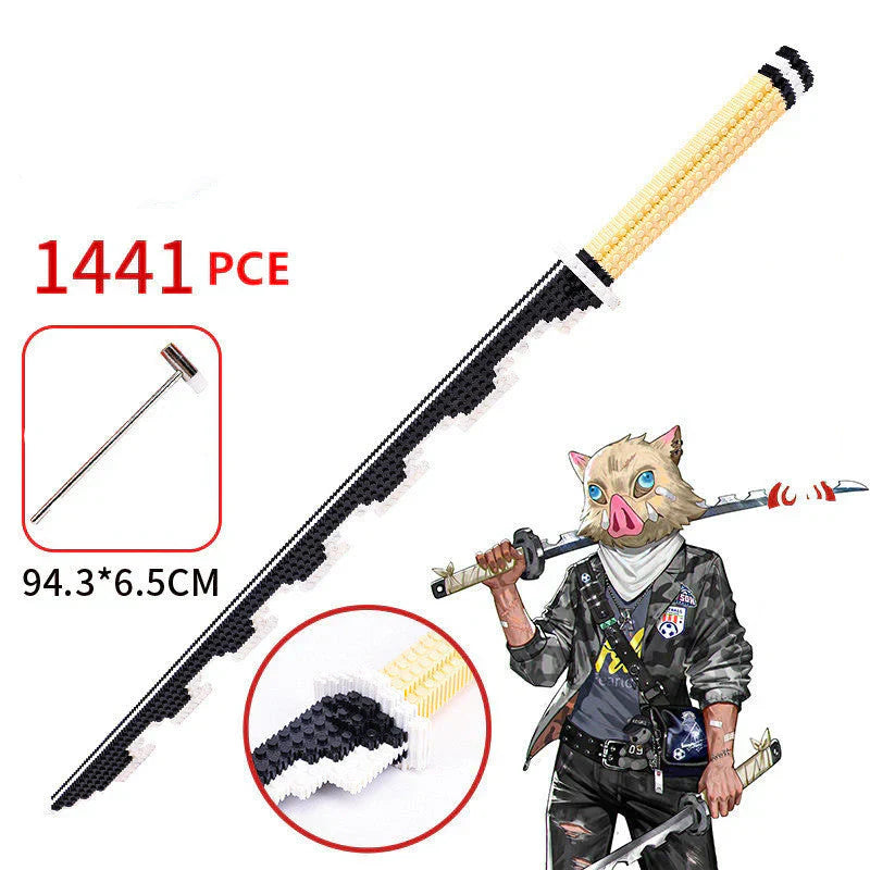 tanjiro Fun and Fun Small Particle Assembly Building Block Toy model