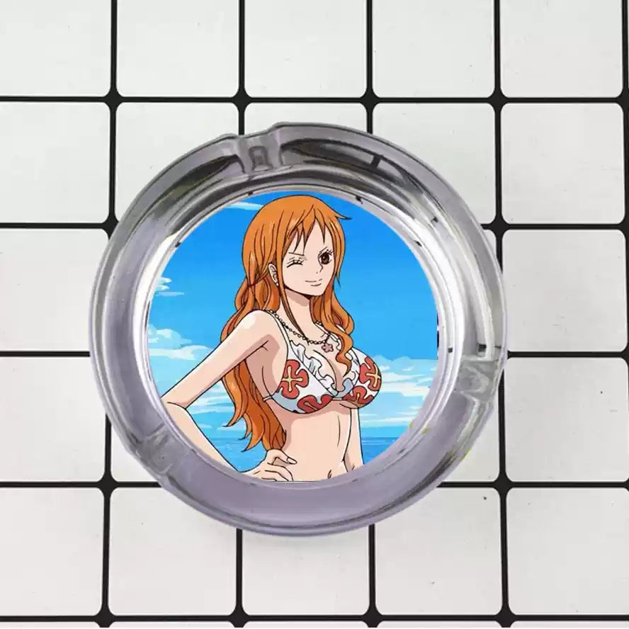 Luffy/Zoro/Sanji Glass Ashtray - Set Sail on Smoky Seas