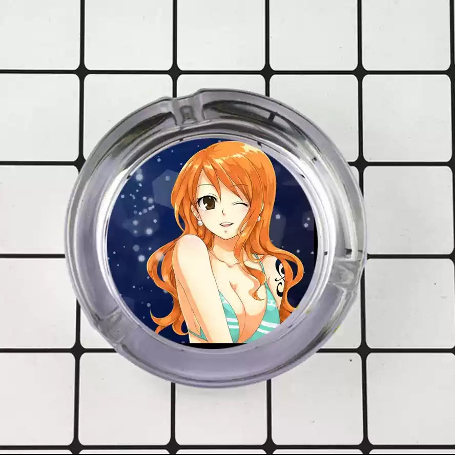 Luffy/Zoro/Sanji Glass Ashtray - Set Sail on Smoky Seas