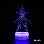 Luffy/Zoro/Sanji Acrylic Panel Character Night Lights