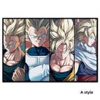Son Goku/Bejīta Yonsei handsome handicraft doodle digital oil painting