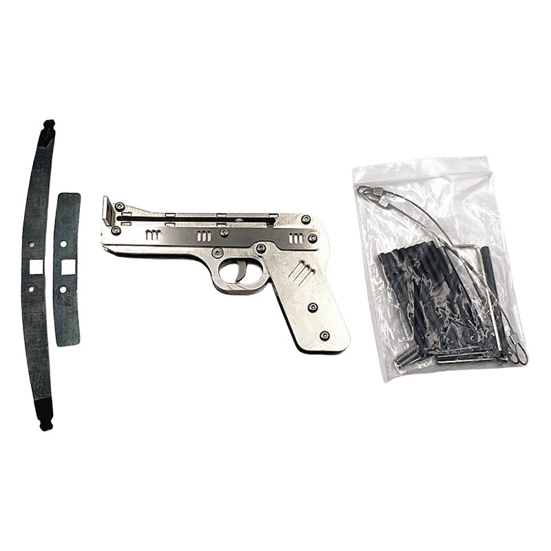 Multifunctional metal folding DIY launcher toy 6mm steel ball